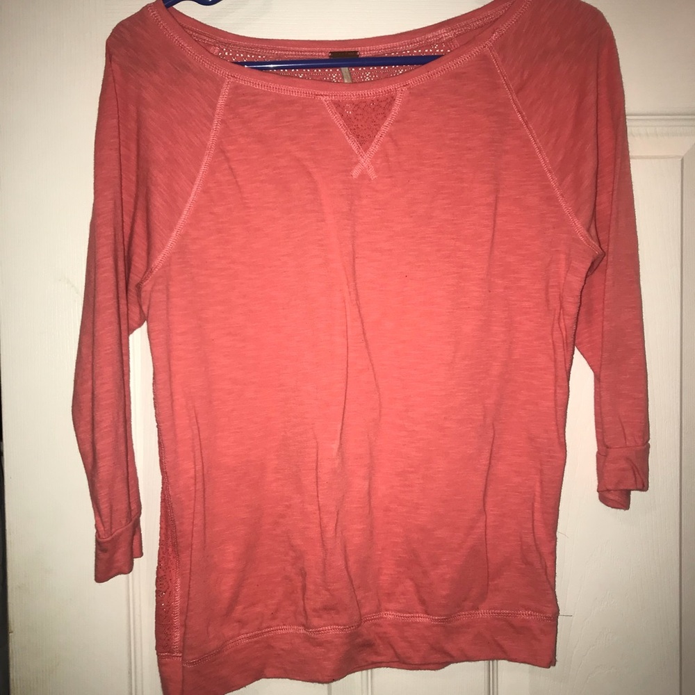 Peach shirt